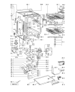 Схема №1 ADG 995 IX с изображением Обшивка для посудомоечной машины Whirlpool 481245370549