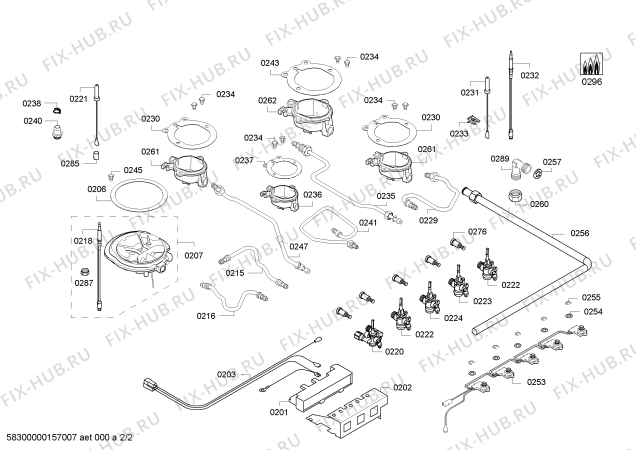 Взрыв-схема плиты (духовки) Bosch PCS8E5C90N 4G+W BO EXCLUSIV76F IH5 - Схема узла 02