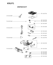 Схема №1 WD700412/1P с изображением Кабель для электровафельницы Krups TS-01033740