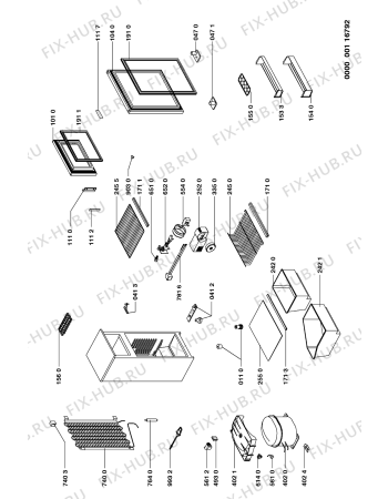 Схема №1 KG 190 с изображением Заглушка для холодильной камеры Whirlpool 481945919371