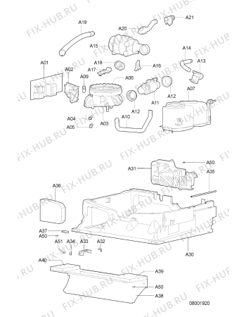 Схема №1 GS 4996 G/BL с изображением Шуруп Whirlpool 481210028078