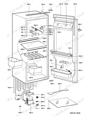 Схема №1 745 373 10 с изображением Микротермостат для холодильника Whirlpool 481228238218