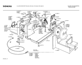 Схема №1 MS2001 с изображением Ремкомплект для прибора для нарезки Siemens 00050636