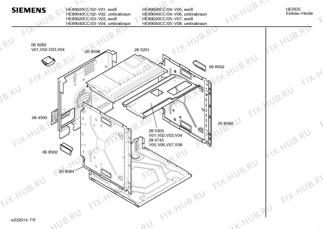 Схема №1 HE89040CC с изображением Фронтальное стекло для духового шкафа Siemens 00210041