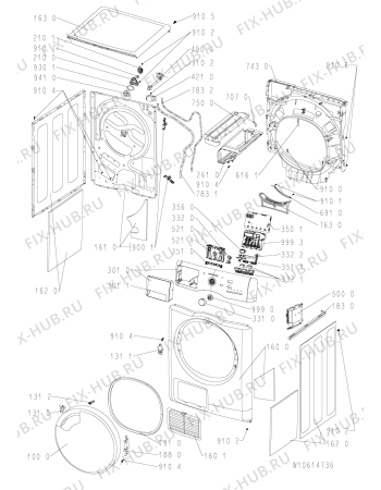 Схема №1 PWC 8A+ с изображением Микромодуль для стиральной машины Whirlpool 481010600030