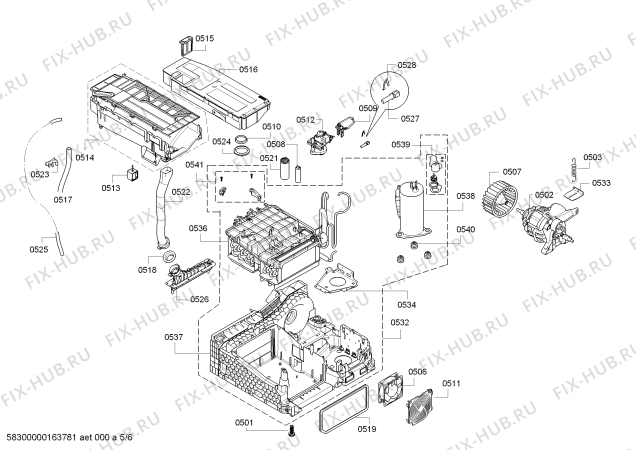 Схема №1 WTW84100EE Avantixx 7 selfCleaning condenser с изображением Панель управления для сушилки Bosch 00746286