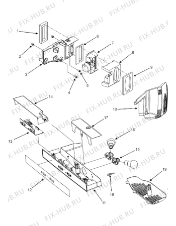 Взрыв-схема стиральной машины Whirlpool GC2225GEKB (F092652) - Схема узла