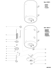Схема №1 TI100RP (F025732) с изображением Нагревательный элемент для водонагревателя Indesit C00076939