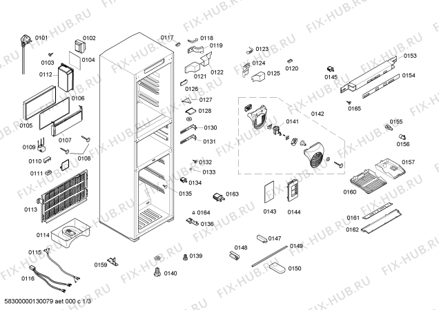 Схема №1 KG29WP00GB с изображением Дверь для холодильника Siemens 00247158