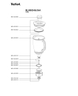 Схема №1 BL850D40/JNA с изображением Корпусная деталь для электроблендера Tefal MS-650324