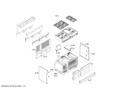 Схема №1 PG486GEBLP с изображением Панель управления для плиты (духовки) Bosch 00473036