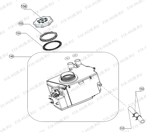 Взрыв-схема посудомоечной машины Gorenje GU8225W(388430, UNPT21T1) - Схема узла 04