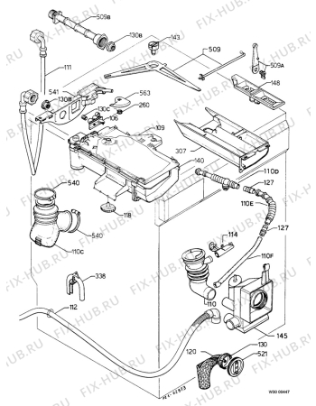 Взрыв-схема стиральной машины Zanker CLASSIC5085S - Схема узла Water equipment