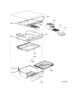 Схема №1 WBM 482 с изображением Поверхность для холодильной камеры Whirlpool 481246228529