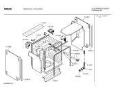 Схема №1 SGI43A45 с изображением Передняя панель для электропосудомоечной машины Bosch 00436298