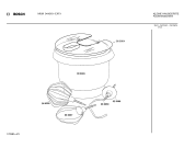 Схема №1 MUM4421 с изображением Крышка для кухонного комбайна Bosch 00086064