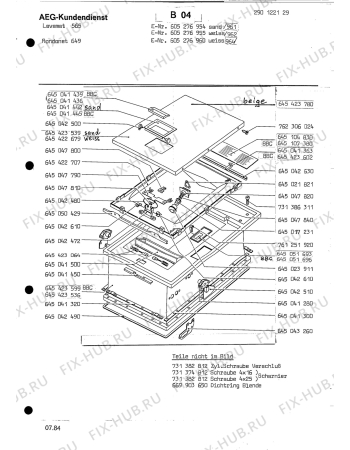 Взрыв-схема стиральной машины Aeg LAV565 - Схема узла Section1