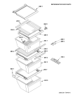 Схема №3 KSN 775/A+ с изображением Полка для холодильника Whirlpool 481241820007