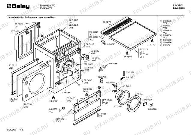 Схема №1 T5615358 с изображением Противовес для стиральной машины Bosch 00140714