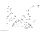 Схема №1 TDA2623GB Sensixx B1 с изображением Соединительный кабель для утюга (парогенератора) Bosch 00646098