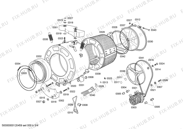 Схема №1 000215K02 с изображением Декоративная рамка для стиралки Bosch 00364485