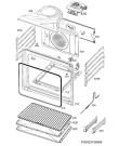 Схема №2 BP831460MM с изображением Панель для плиты (духовки) Aeg 5619091597