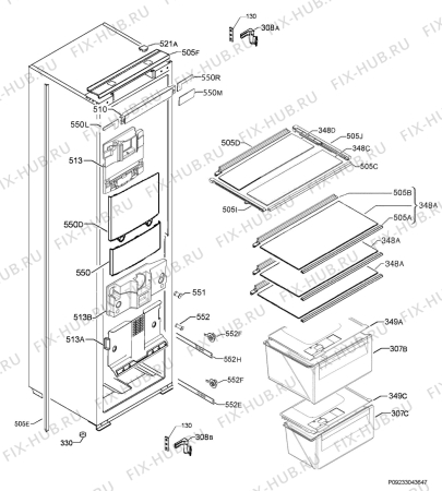 Схема №1 SKZ81400C0 с изображением Модуль (плата) управления для холодильной камеры Aeg 973923794002002