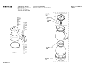 Схема №1 TC90120 с изображением Крышка для электрокофемашины Siemens 00094172