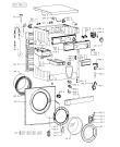 Схема №1 AWH 640 с изображением Кнопка, ручка переключения для стиралки Whirlpool 481241028575
