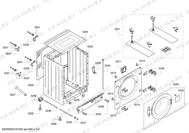 Схема №1 WIS24120FF Logixx 7 Sensitive с изображением Панель управления для стиральной машины Bosch 00667458