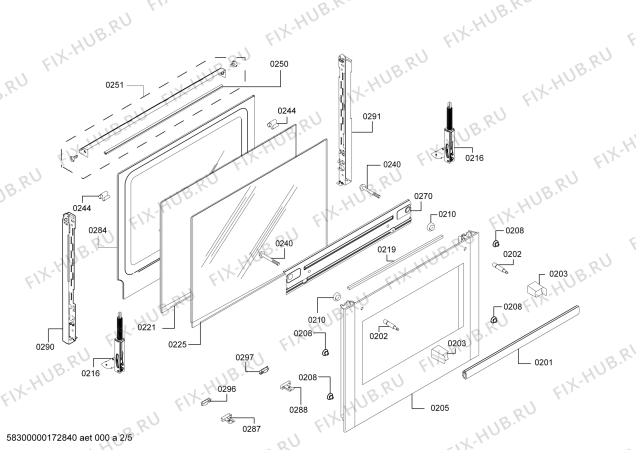 Взрыв-схема плиты (духовки) Bosch HBA63B263F H.BO.PY.L3D.IN.GYFAM.B2a.N.E3_C/// - Схема узла 02