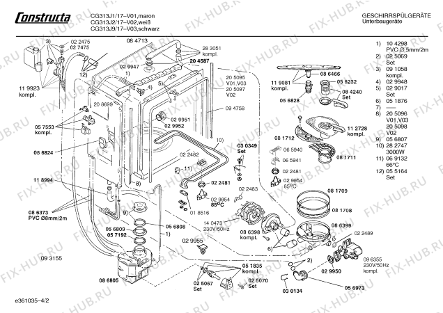 Схема №1 CG313J2 с изображением Переключатель для электропосудомоечной машины Bosch 00161623
