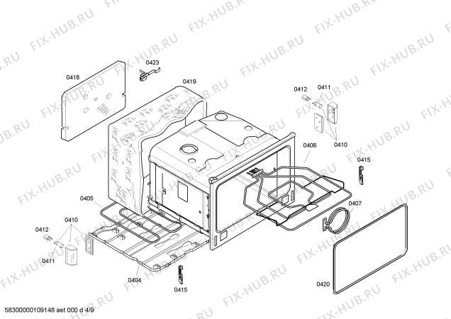 Схема №1 B1362S0FF с изображением Терморегулятор для плиты (духовки) Bosch 00492730