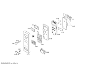 Схема №1 H5540N0 MW 5549 с изображением Панель управления для свч печи Bosch 00358112