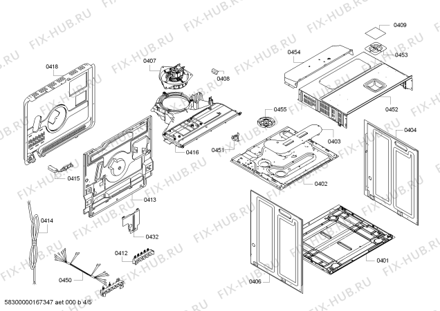 Схема №1 HB76GB551W H.SE.PY.L3D.IN.GLASS.S5a.X.E3_MCT/ с изображением Внешняя дверь для электропечи Siemens 00688649