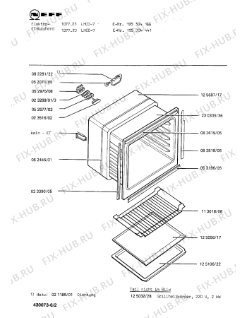 Схема №1 195304527 1077.21LHD-7 с изображением Переключатель для плиты (духовки) Bosch 00024088