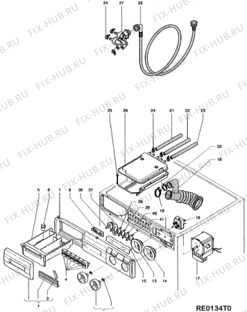 Схема №1 WMN1062 (TR52962) с изображением Моторчик вентилятора для холодильника Indesit C00172649