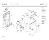 Схема №1 SPU2222SK с изображением Передняя панель для электропосудомоечной машины Bosch 00281927
