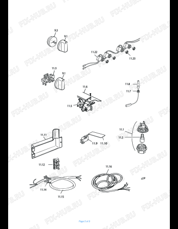 Схема №1 DGX654 с изображением Панель для электропечи DELONGHI 35C65C3LDL