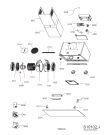 Схема №1 208352104402PRF01198 с изображением Панель для вытяжки Whirlpool 482000098679