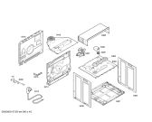 Схема №1 HEV43T350E Horno bosch poliv.multif.inox cif_e с изображением Внешняя дверь для духового шкафа Bosch 00673212