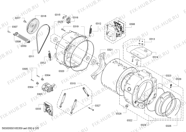 Схема №1 WAY24760TR Home Professional Otomatik Leke Ç#karma с изображением Дисплейный модуль запрограммирован для стиральной машины Bosch 11010902