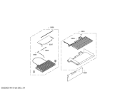 Схема №1 K5890X3 с изображением Кронштейн для холодильной камеры Bosch 00621278