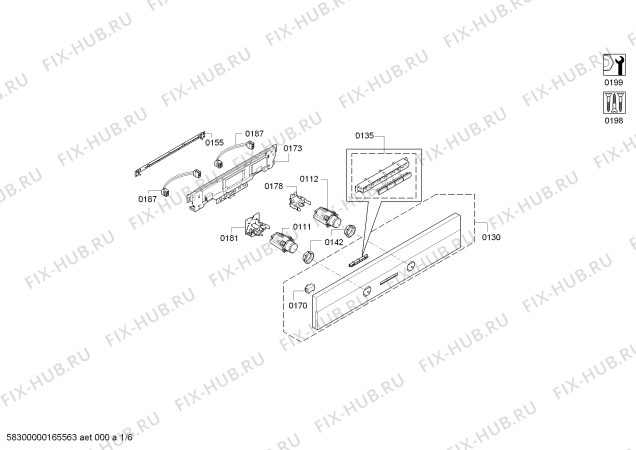 Схема №1 HB65GR540F с изображением Ручка управления духовкой для плиты (духовки) Siemens 00625122