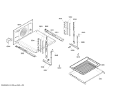 Схема №1 4HT425B с изображением Блок подключения для плиты (духовки) Bosch 00605941