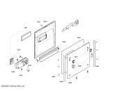 Схема №1 SL60S591EU с изображением Ручка двери для посудомойки Siemens 00439654