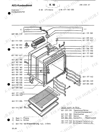 Взрыв-схема стиральной машины Aeg EEBO B 88 LFV VARIO - Схема узла Section1