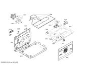 Схема №1 HBN530560C с изображением Панель управления для электропечи Bosch 00661070