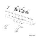 Схема №1 CME565000M с изображением Кнопка для электропечи Aeg 140053566026