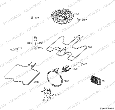 Схема №1 BE3003021W с изображением Обшивка для электропечи Aeg 3578807137